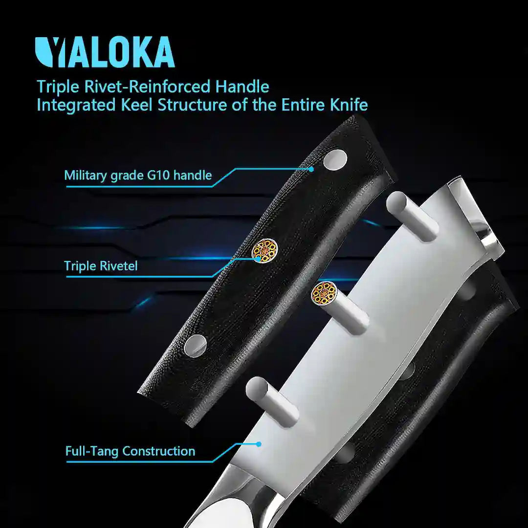 Premium Japanese chef knife kitchen blade titanium coated