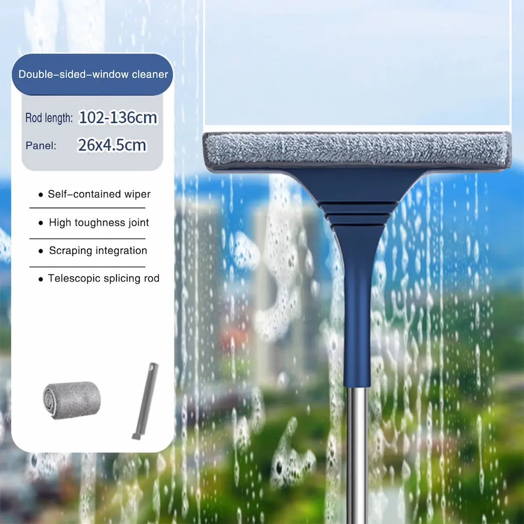 Simplix rainbow window scraper in home cleaning setup