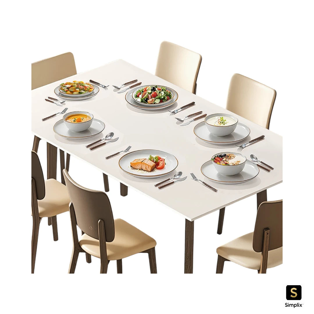 Microwave and dishwasher safe ceramic dinnerware