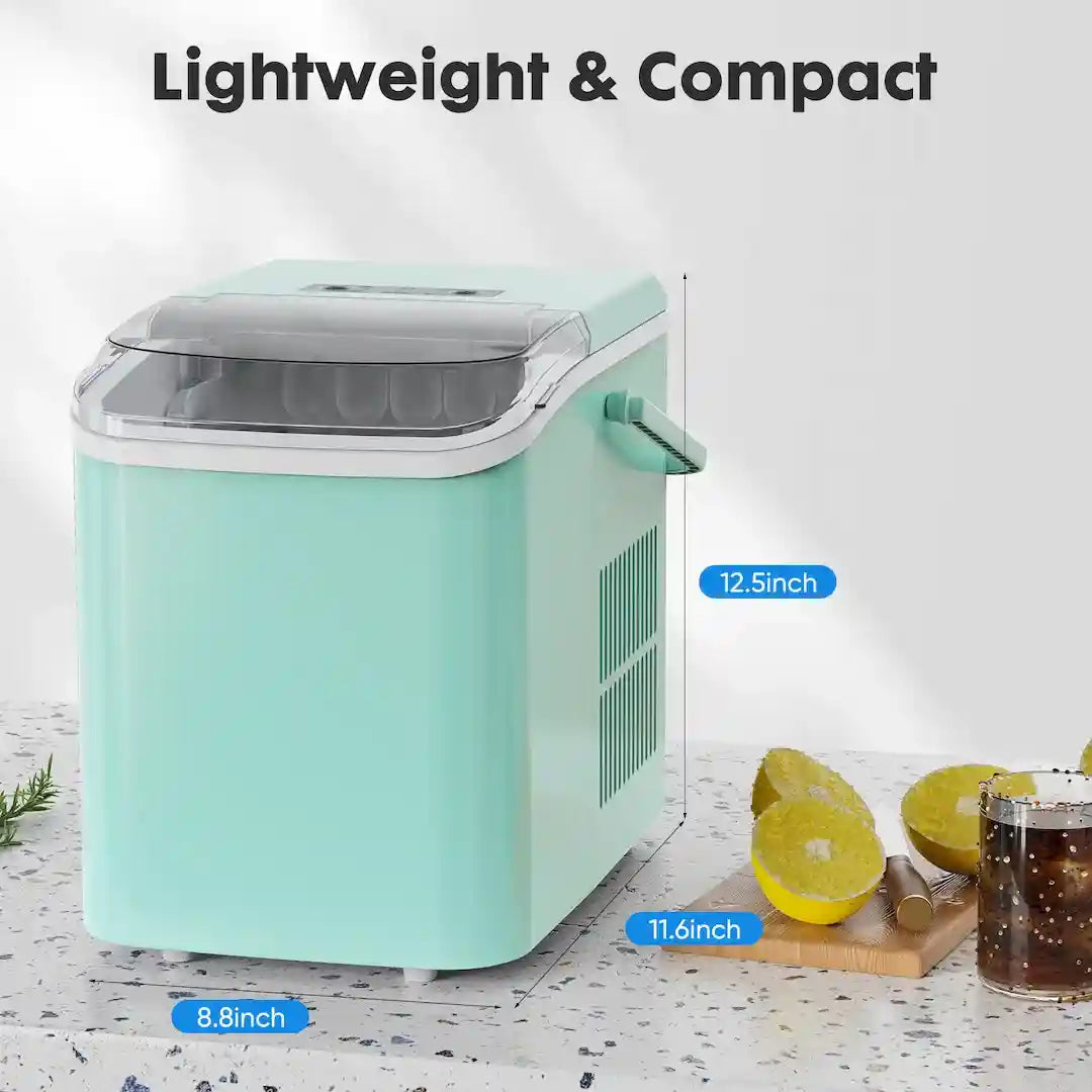 2 Sizes Portable Ice Maker Machine compact 