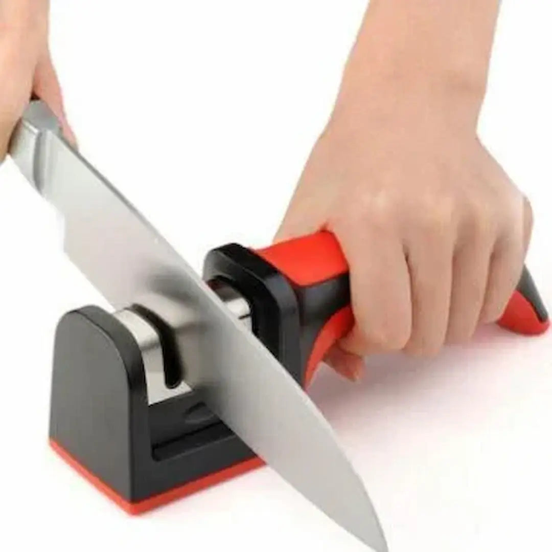 Simplix 3-stage multifunctional kitchen knife sharpener