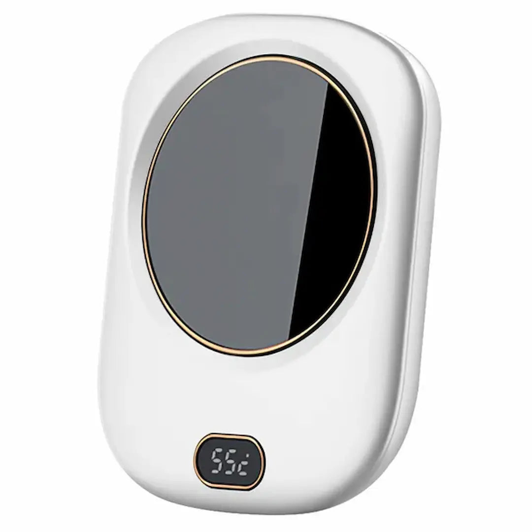 Top view of Simplix 3-temperature coffee mug warmer with touch control