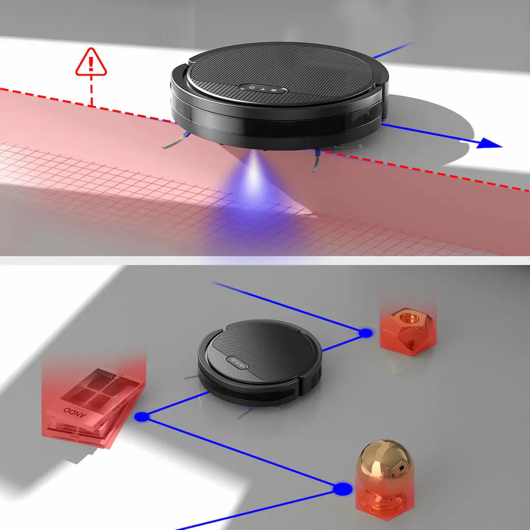 Simplix smart robot vacuum V3 cleaning under furniture 6 home cleaning - home cleaning .