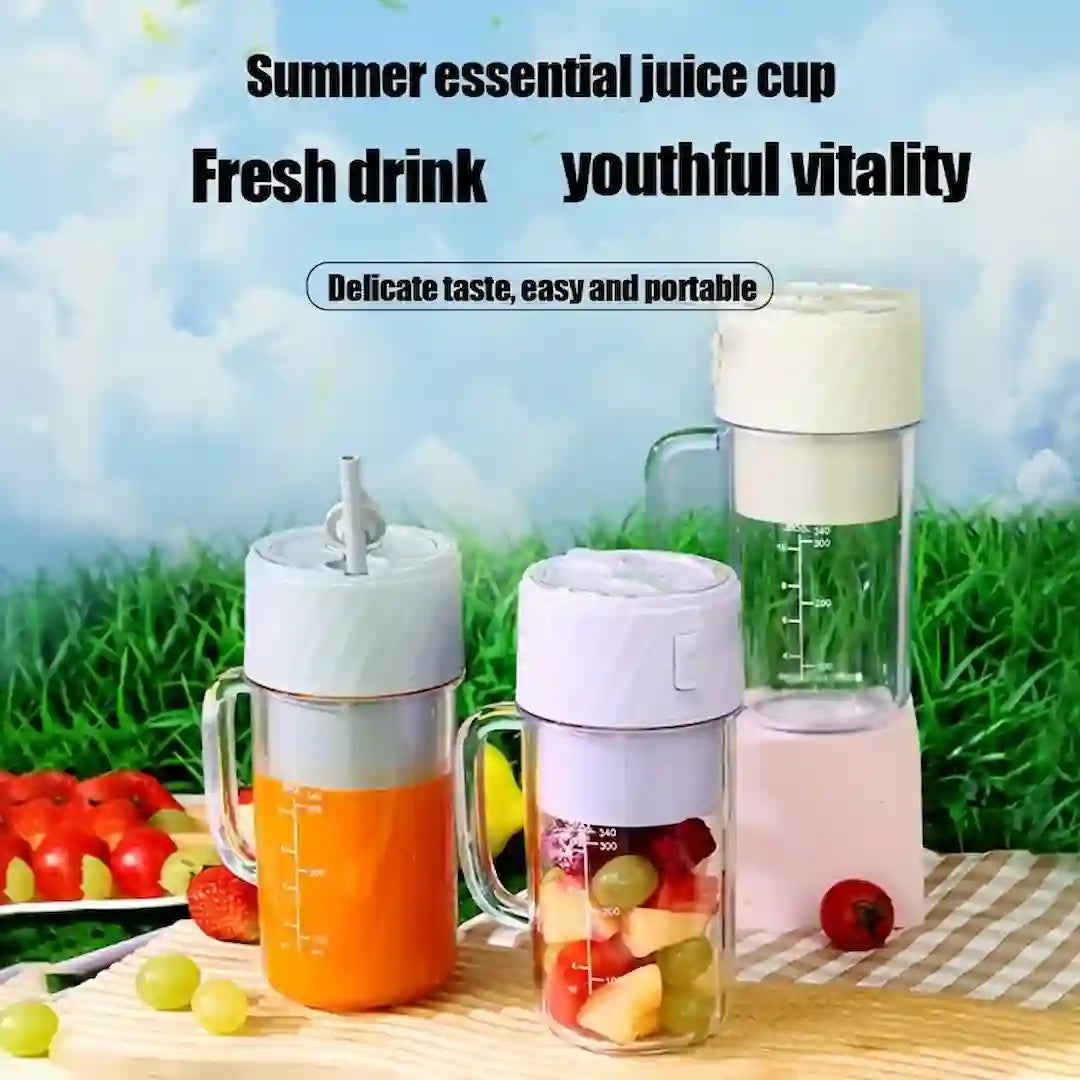 Portable mini blender for travel, gym, or outdoor sports
