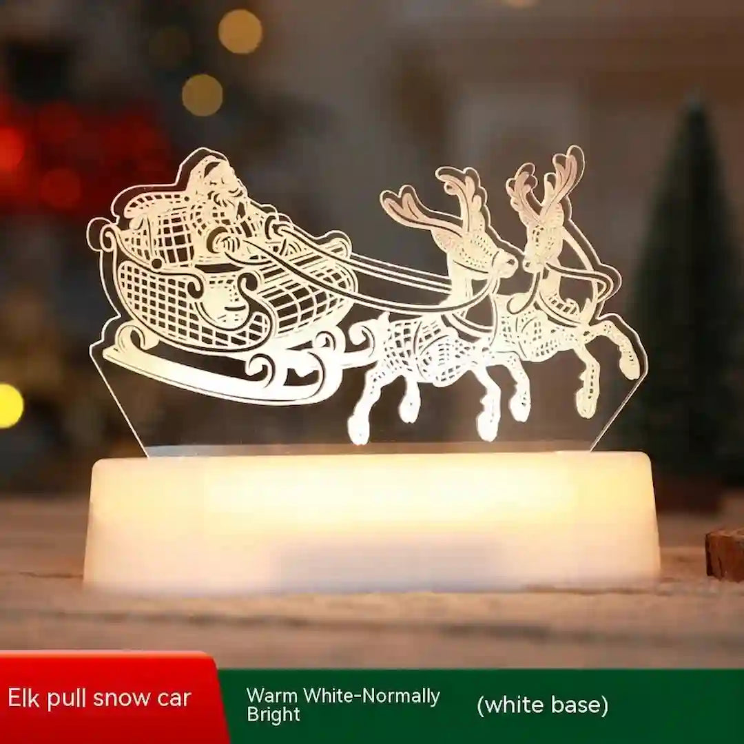Simplix Christmas acrylic lamp gift box for kids and family