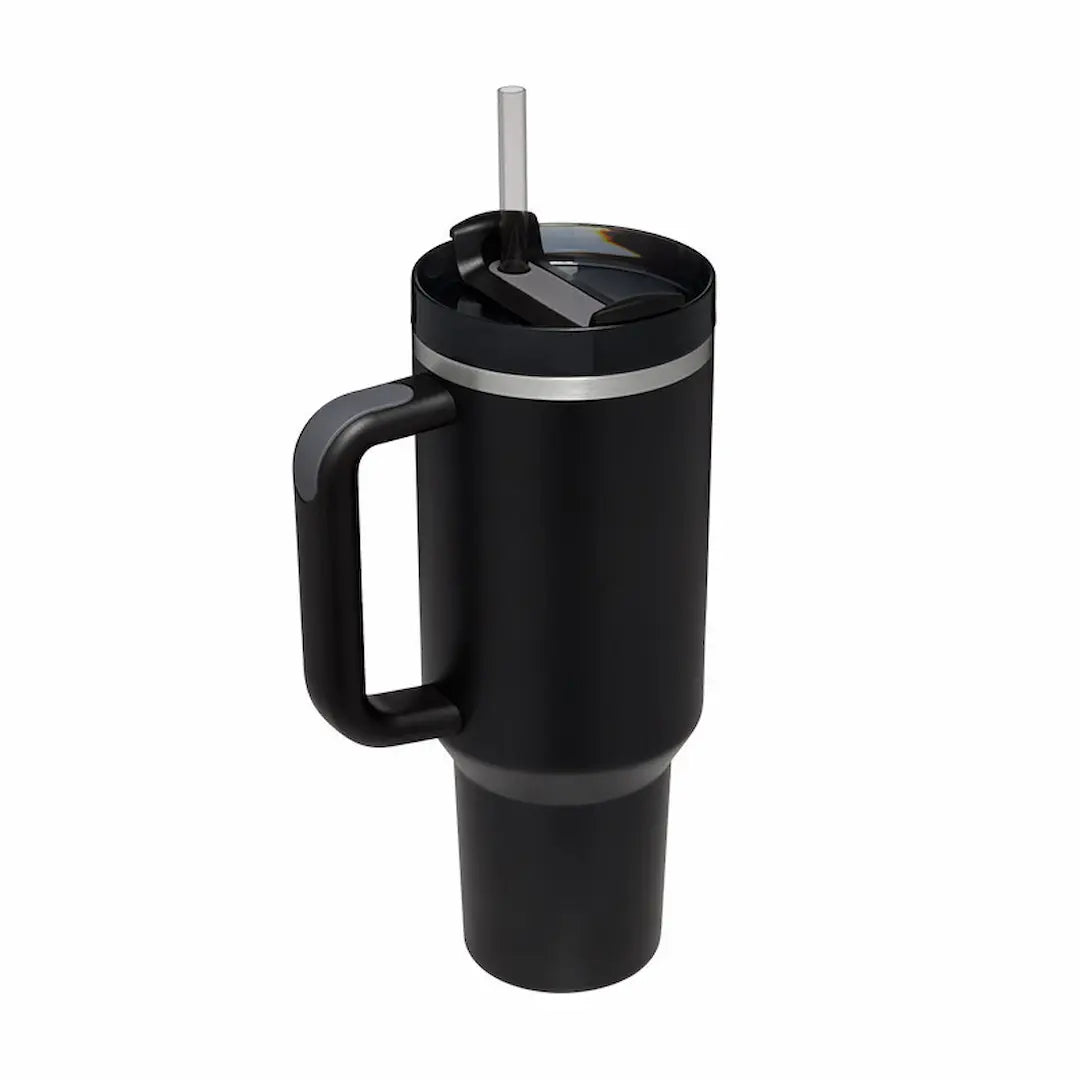 Simplix 40oz tumbler on office desk or during outdoor travel