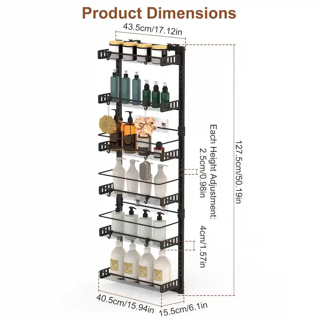 Organizer used in bathroom for toiletries and towels