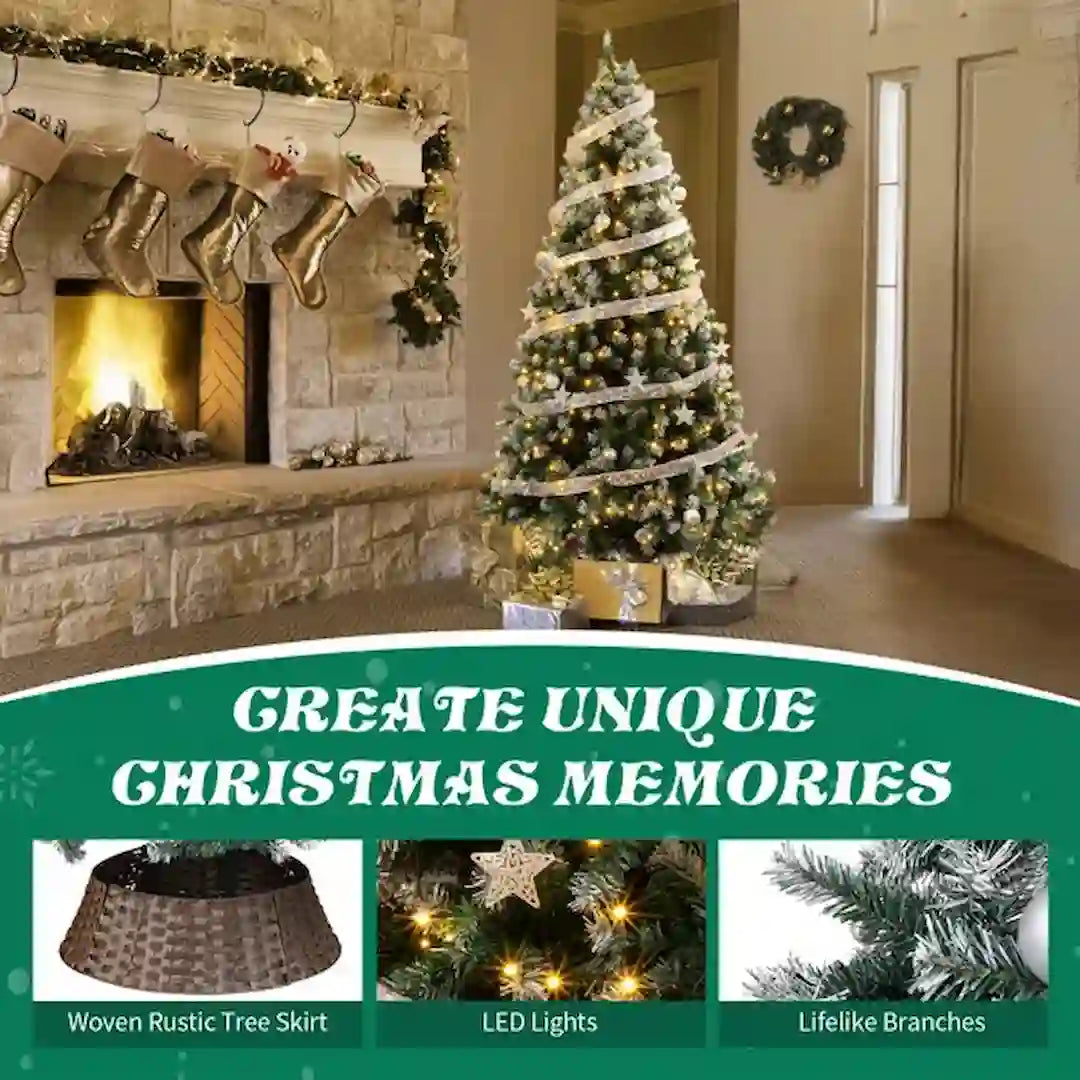 Simplix Christmas tree packaging and easy assembly parts Home decor ideas 1