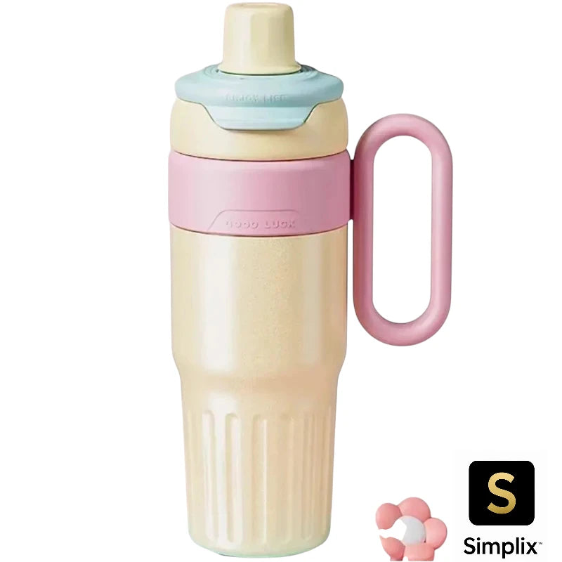 Simplix 780ml Gradient Double Drink Thermal Cup – Stainless Steel Coffee Thermos
