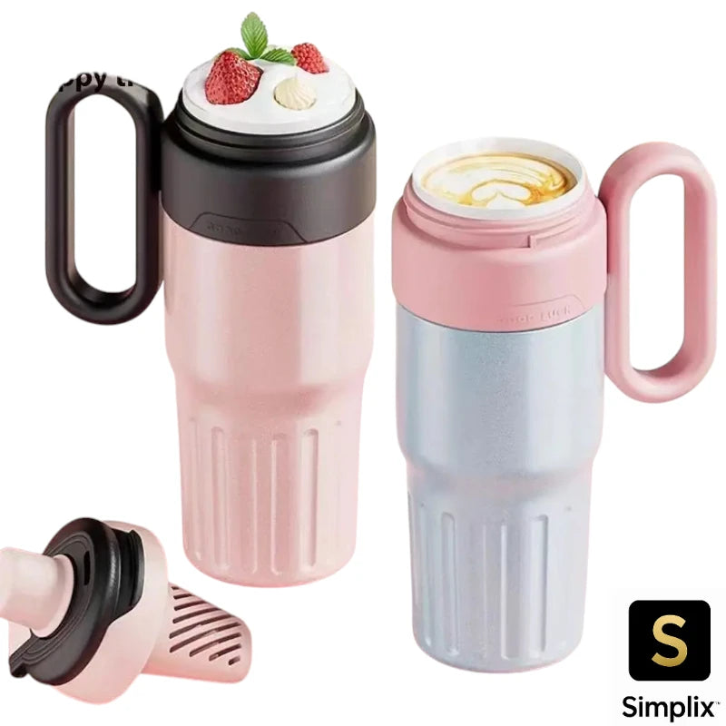 Simplix 780ml Gradient Double Drink Thermal Cup – Stainless Steel Coffee Thermos