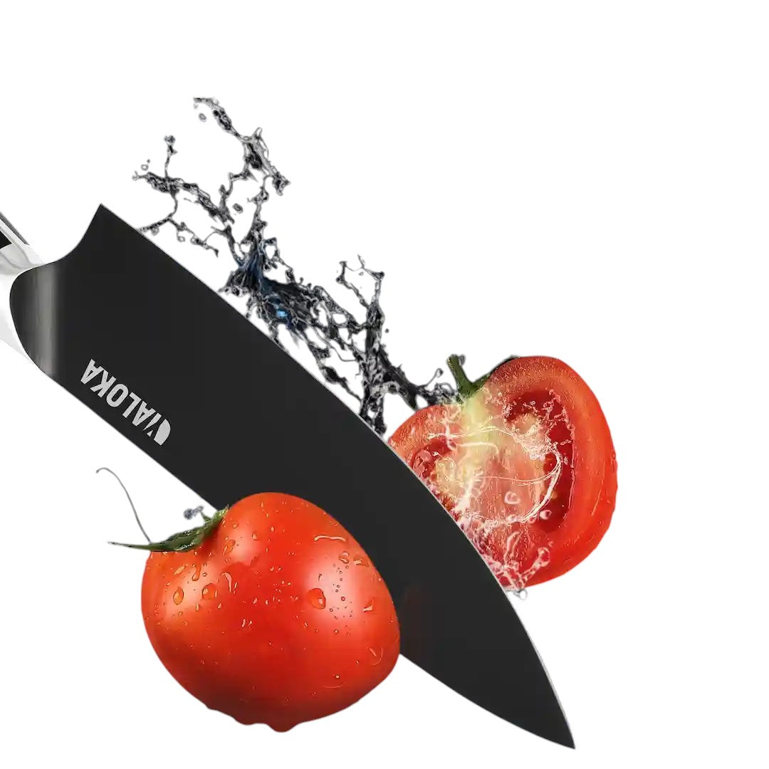 Sharp high carbon steel chef knife 8-inch with full tang design