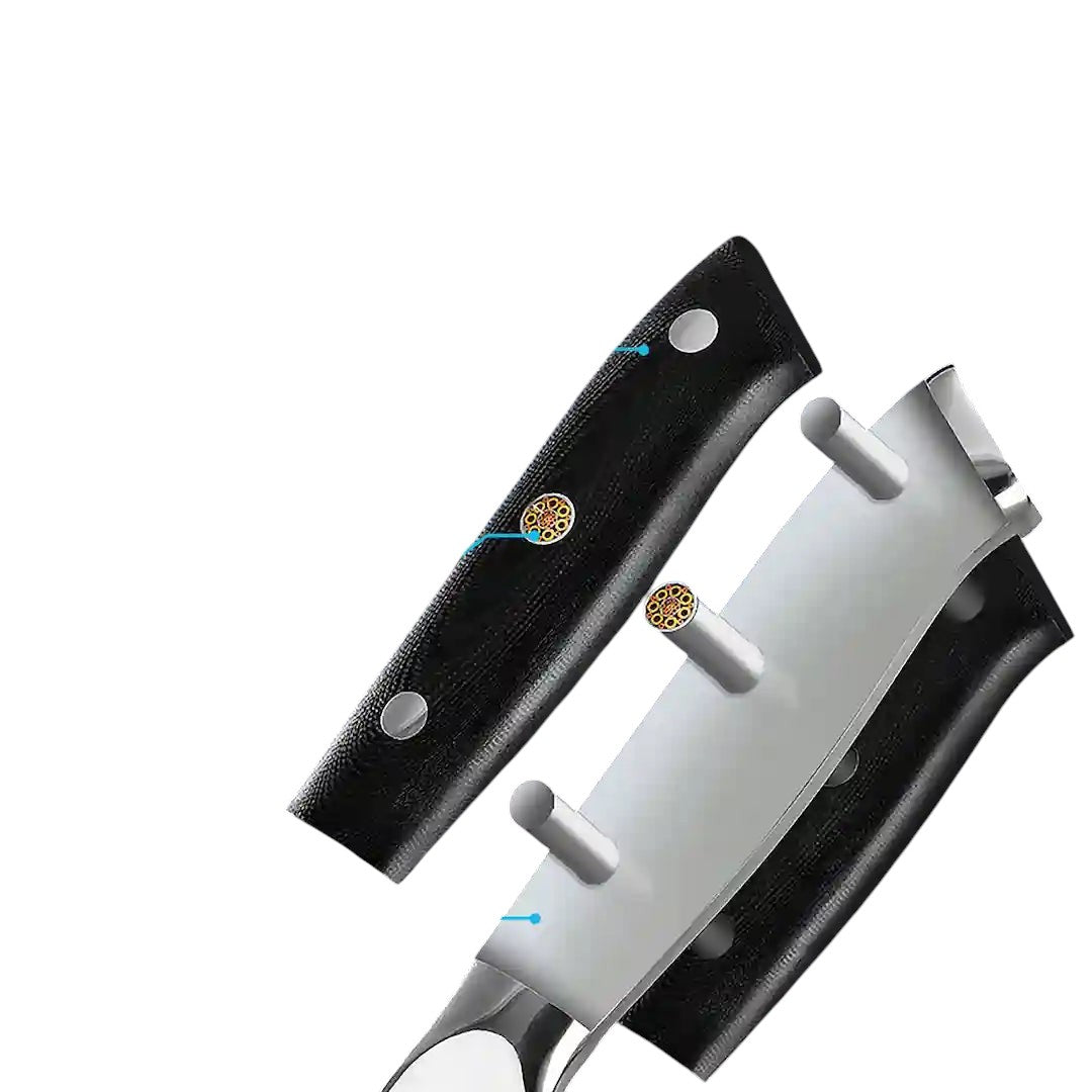 Premium Japanese chef knife kitchen blade titanium coated