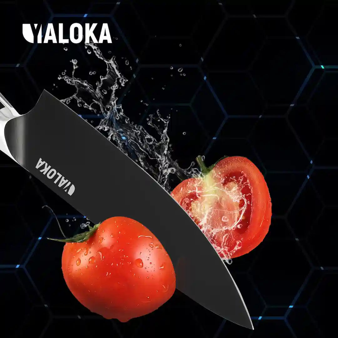 Sharp high carbon steel chef knife 8-inch with full tang design