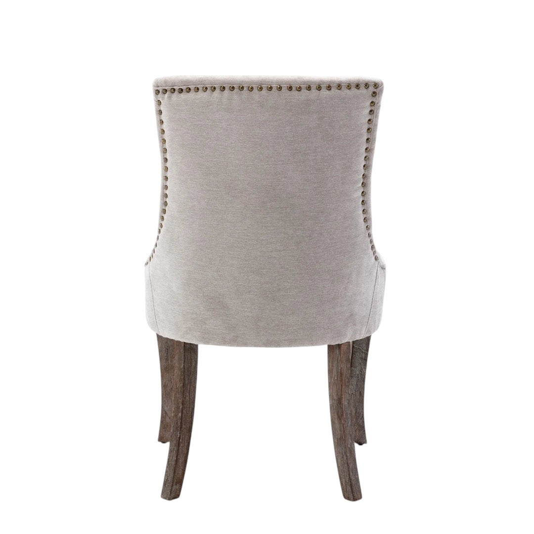 Classic fabric dining chair for modern interiors