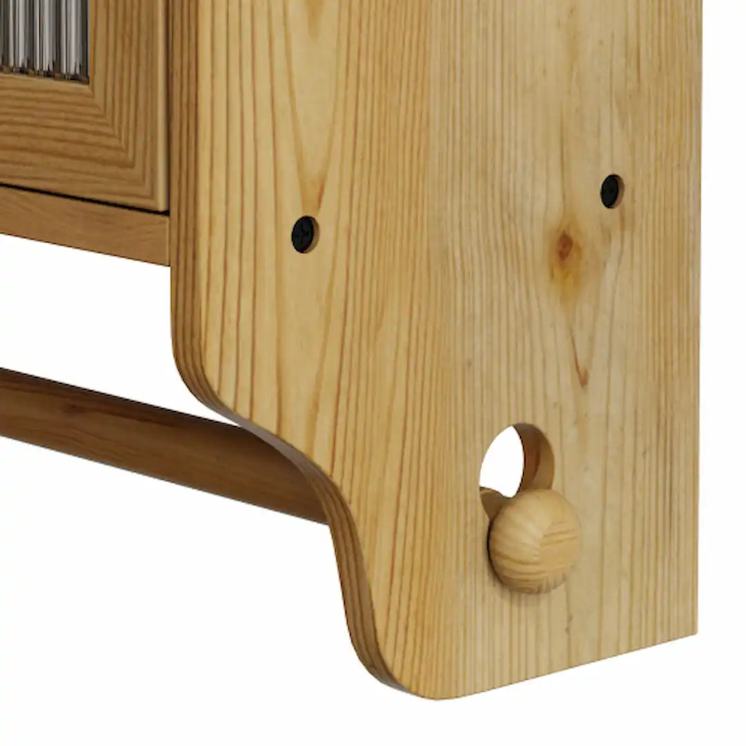 Wall-mounted cabinet installed in bathroom/kitchen