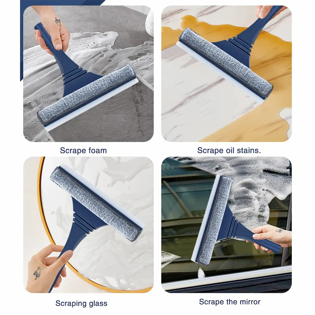 Simplix glass scraper with hanging hook and lightweight design