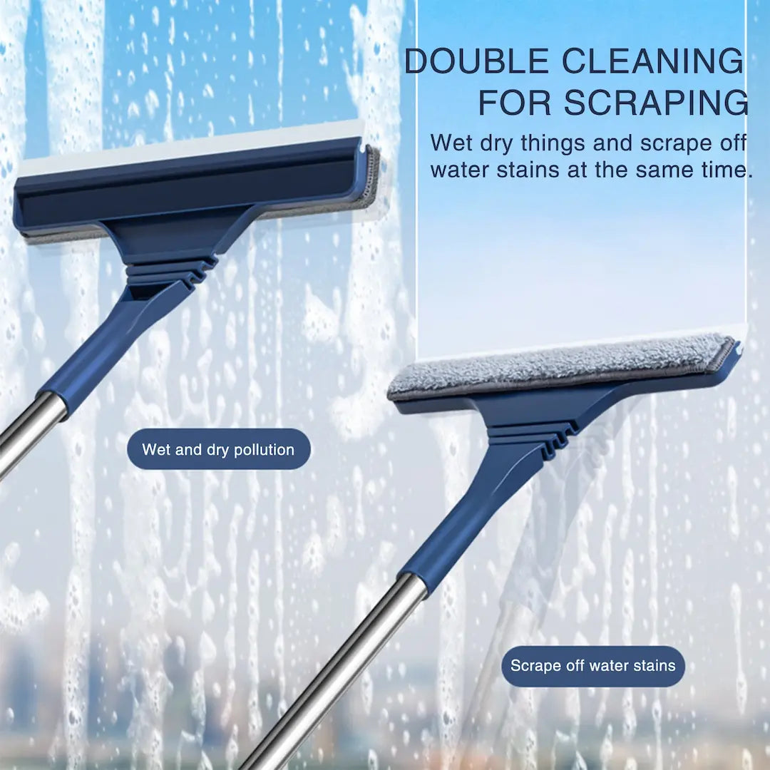 Simplix rubber window cleaner used on bathroom mirror and car window