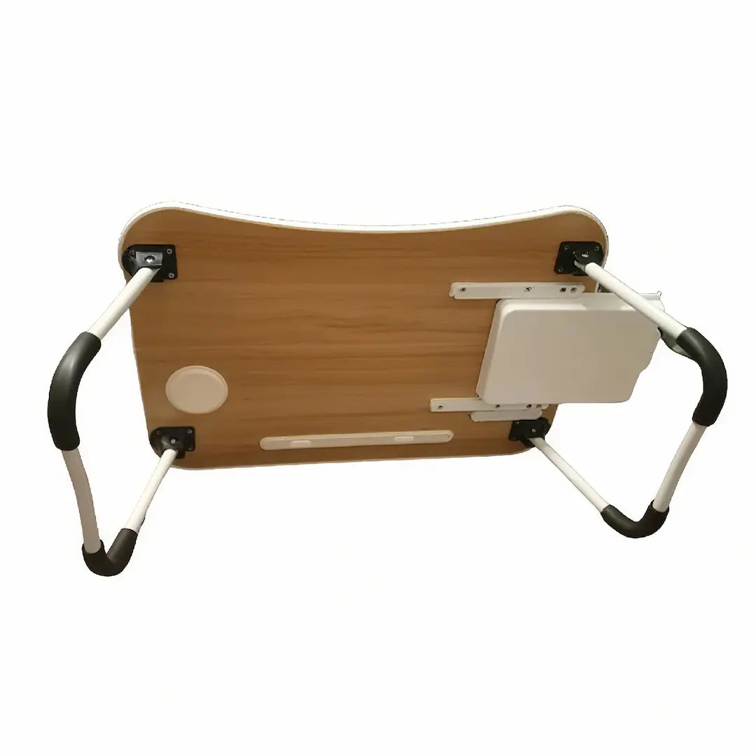 lose-up of Simplix folding table legs with anti-slip silicone pads