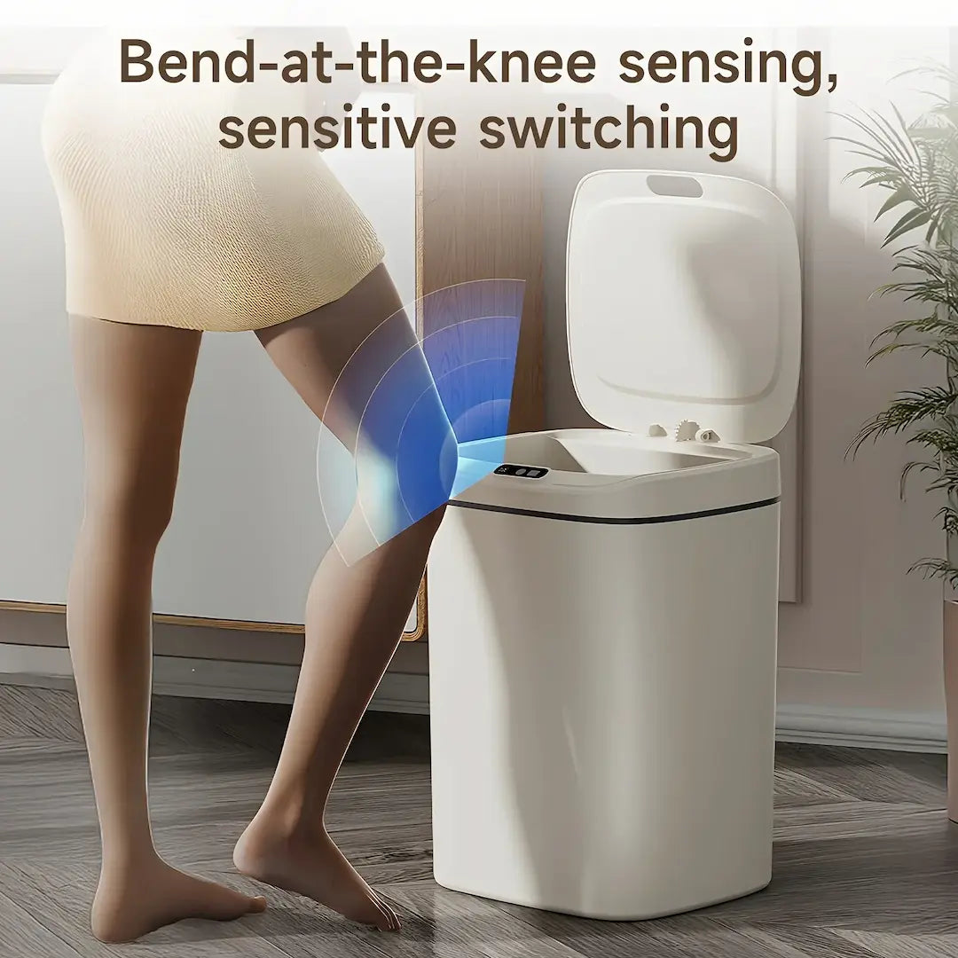 Simplix automatic trash can opening with motion sensor detection