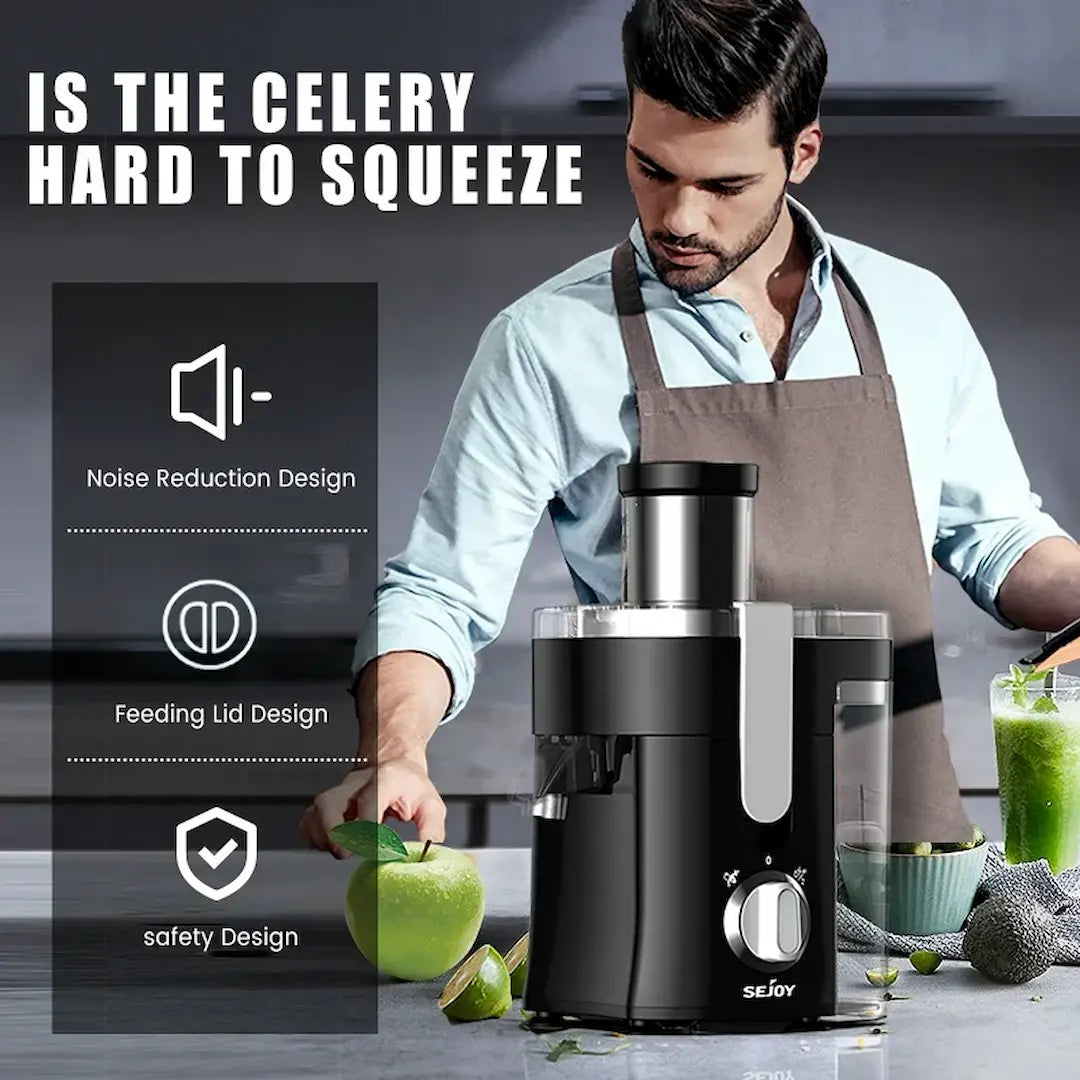 Simplix centrifugal juicer with 300W high-speed motor