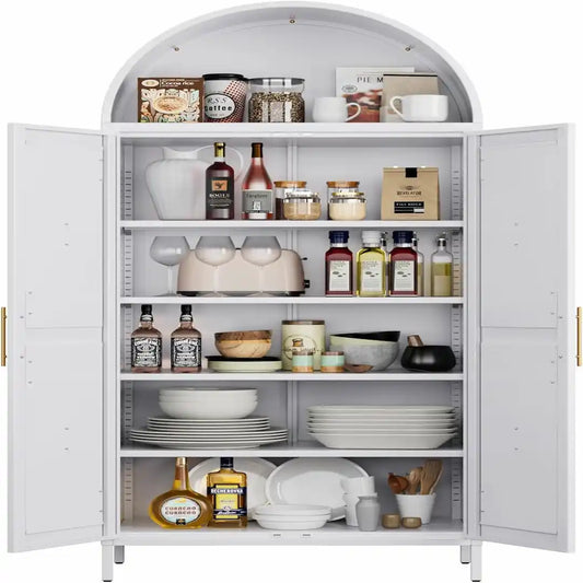 Bottom open tier for quick-access storage