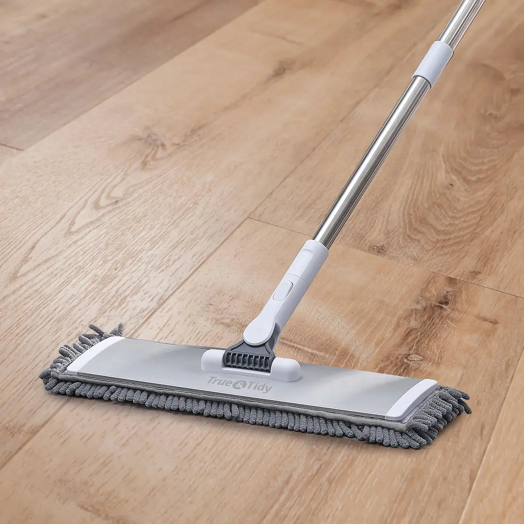 Simplix floor cleaner mop used in modern living room