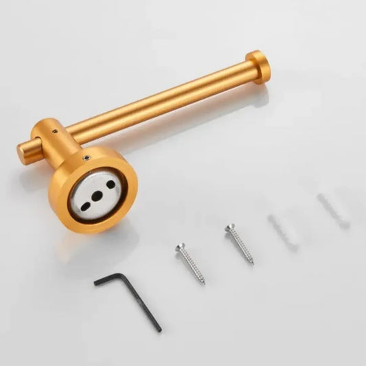 Adjustable brushed gold towel bar 16–27 inches Simplix