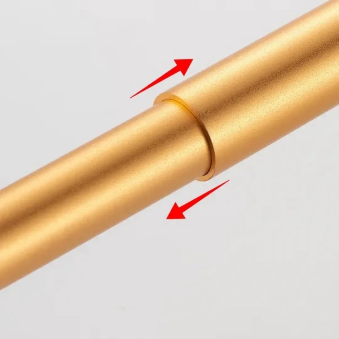 Simplix brushed gold toilet paper holder wall-mounted