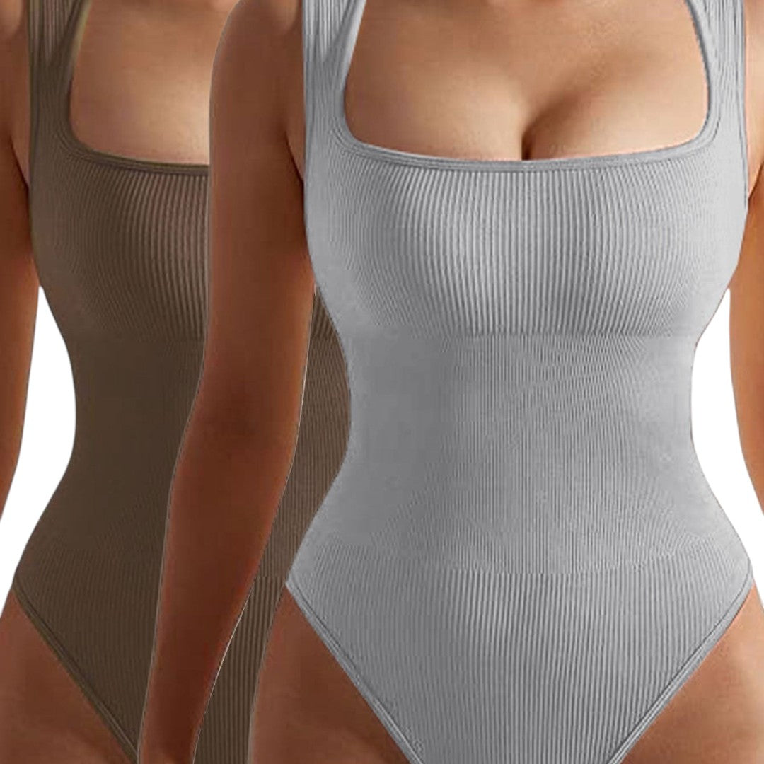 Simplix 2 pack women seamless jumpsuit ribbed workout romper