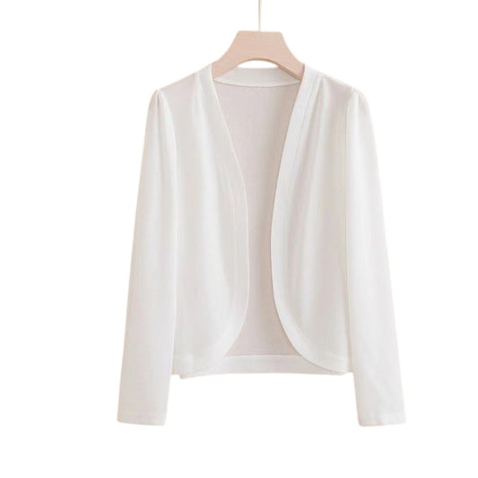 Simplix women shawl cardigan slim fit Korean casual style
