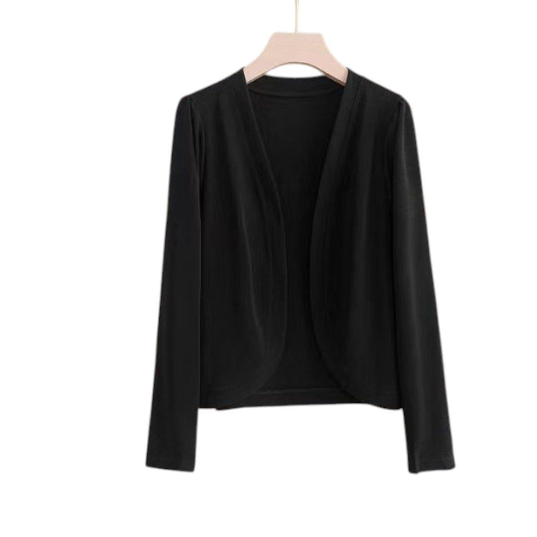 Simplix women shawl cardigan slim fit Korean casual style