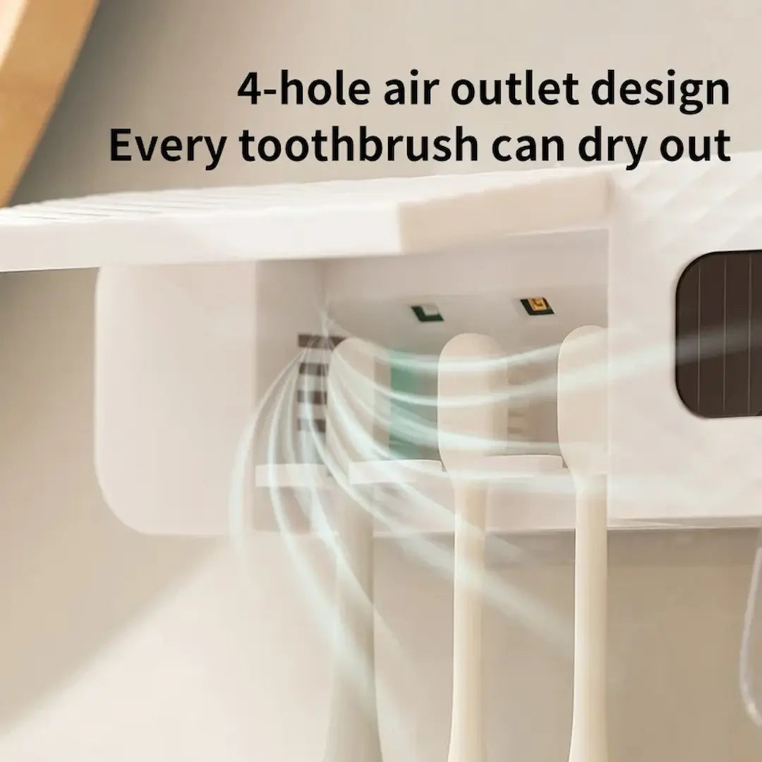 Simplix smart toothbrush organizer keeping bathroom tidy