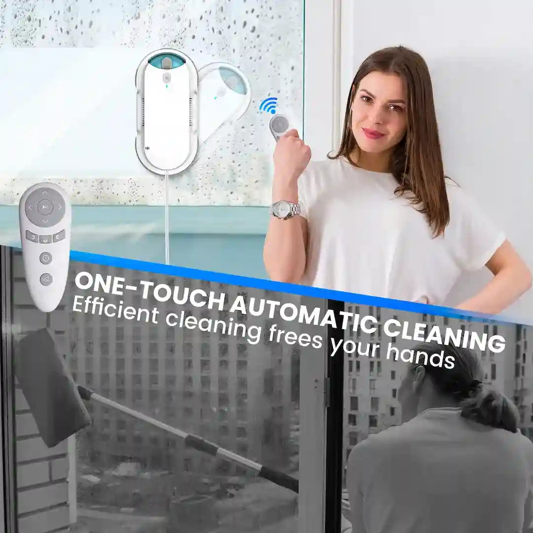 Simplix smart window cleaner with wireless remote control