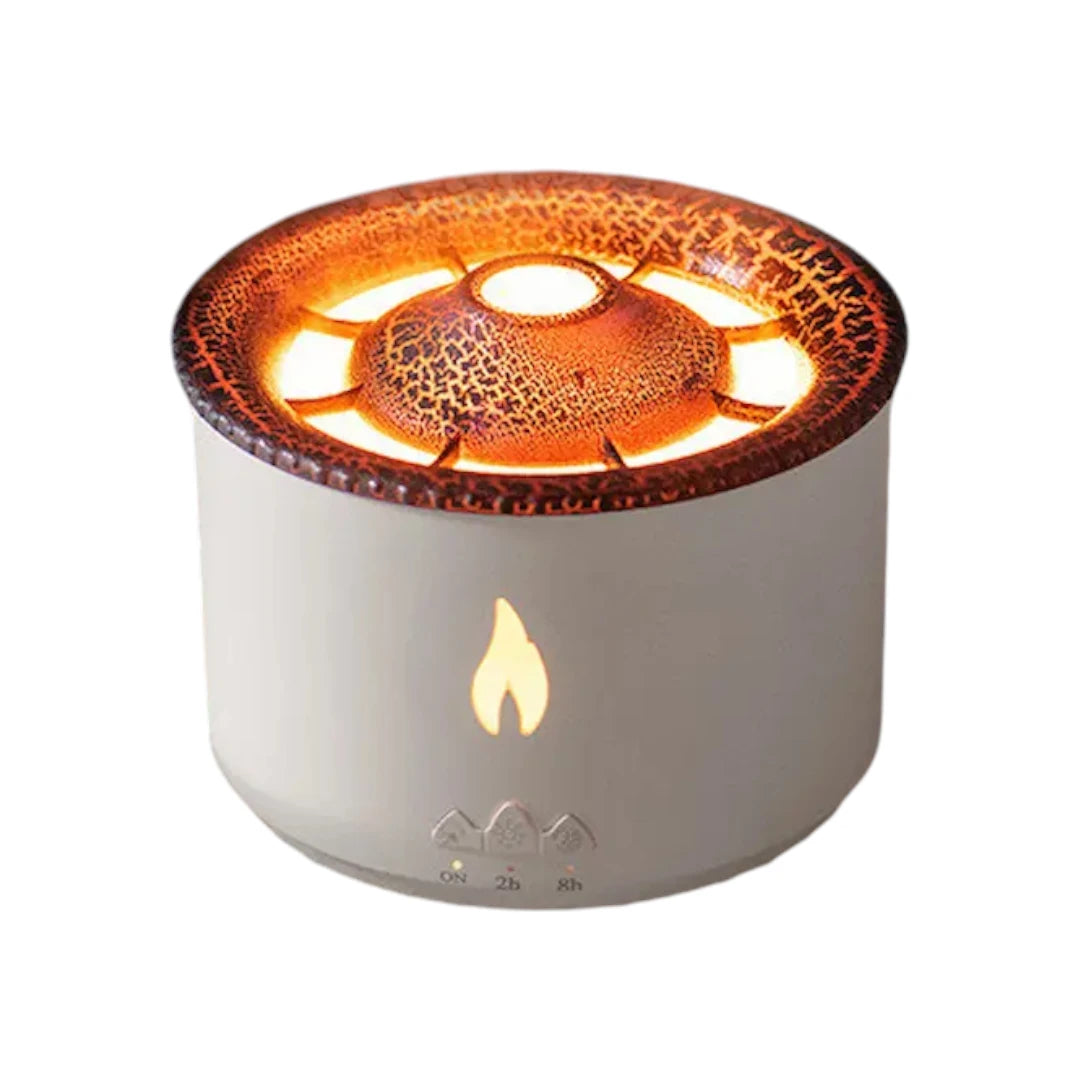 Spray Ring Volcano Humidifier – Flame Effect Aromatherapy Diffuser for Home & Office | Simplix™
