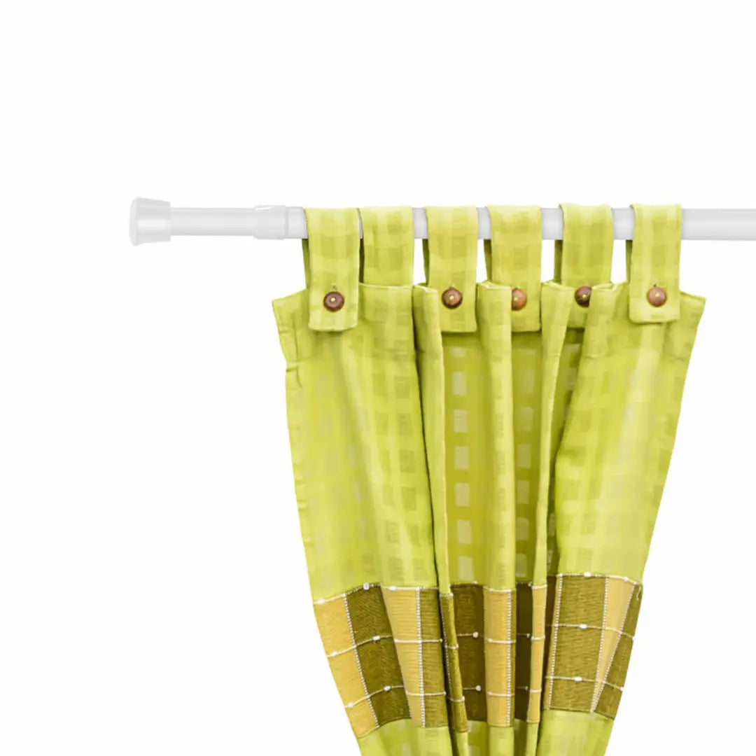 Simplix curtain rod used in bathroom and kitchen