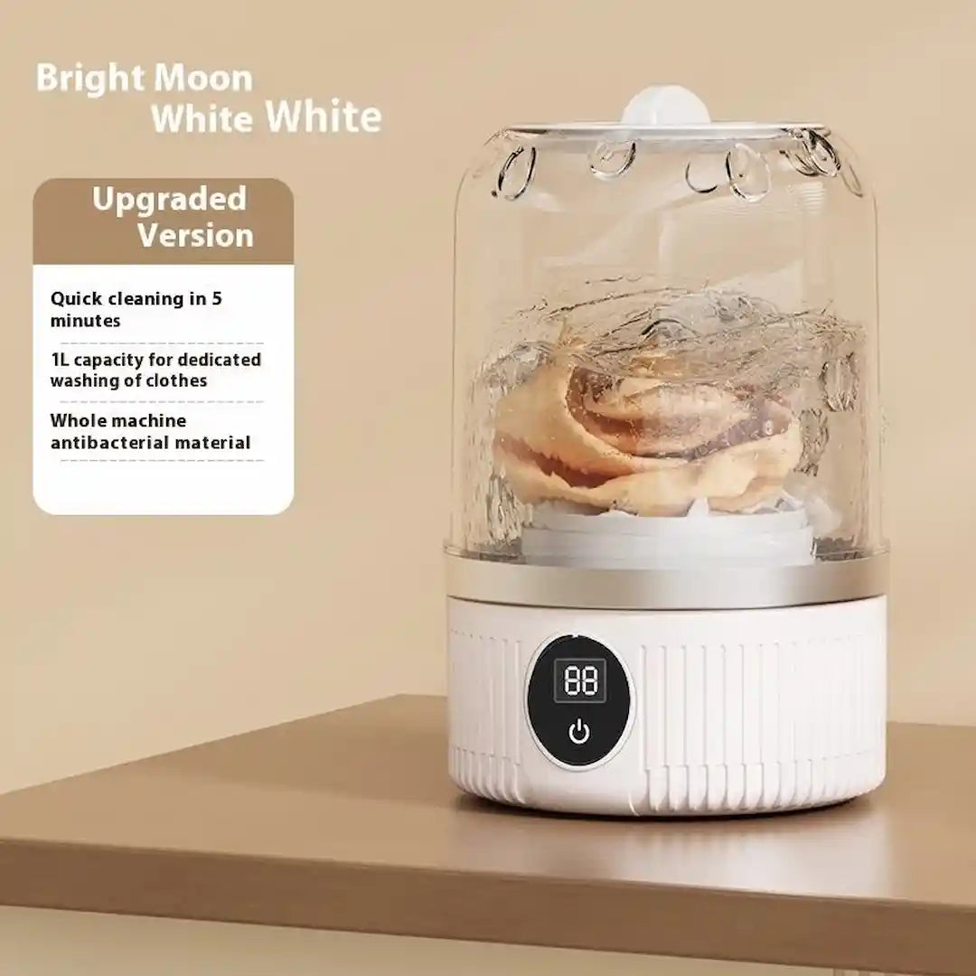 Close-up of Simplix ultrasonic washing technology